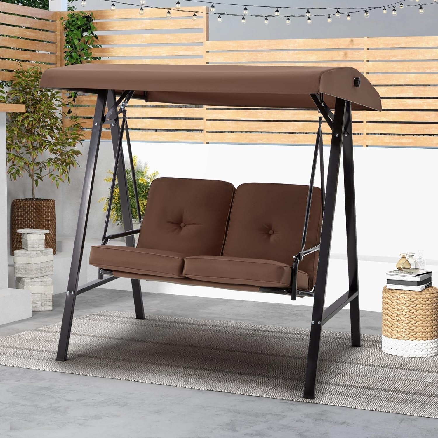 YODOLLA durable outdoor swing chair