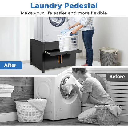 YODOLLA Laundry Pedestal, 700 LBS Capacity Washer Dryer Pedestal, 29″L*29″W*23″ H Washer and Dryer Stand