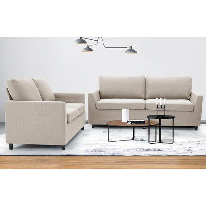 YODOLLA 2 Seater Sofa with Removable Sofa Covers, Morden Love Seat Comfy Couch