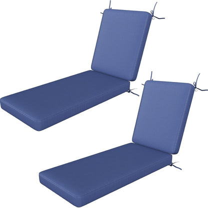 YODOLLA Chaise Lounge Cushions, Patio Sun Lounger Replacement