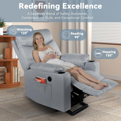 YODOLLA Massage Power Lift Recliner for Elderly