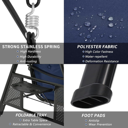 YODOLLA heavy-duty outdoor swing for adults