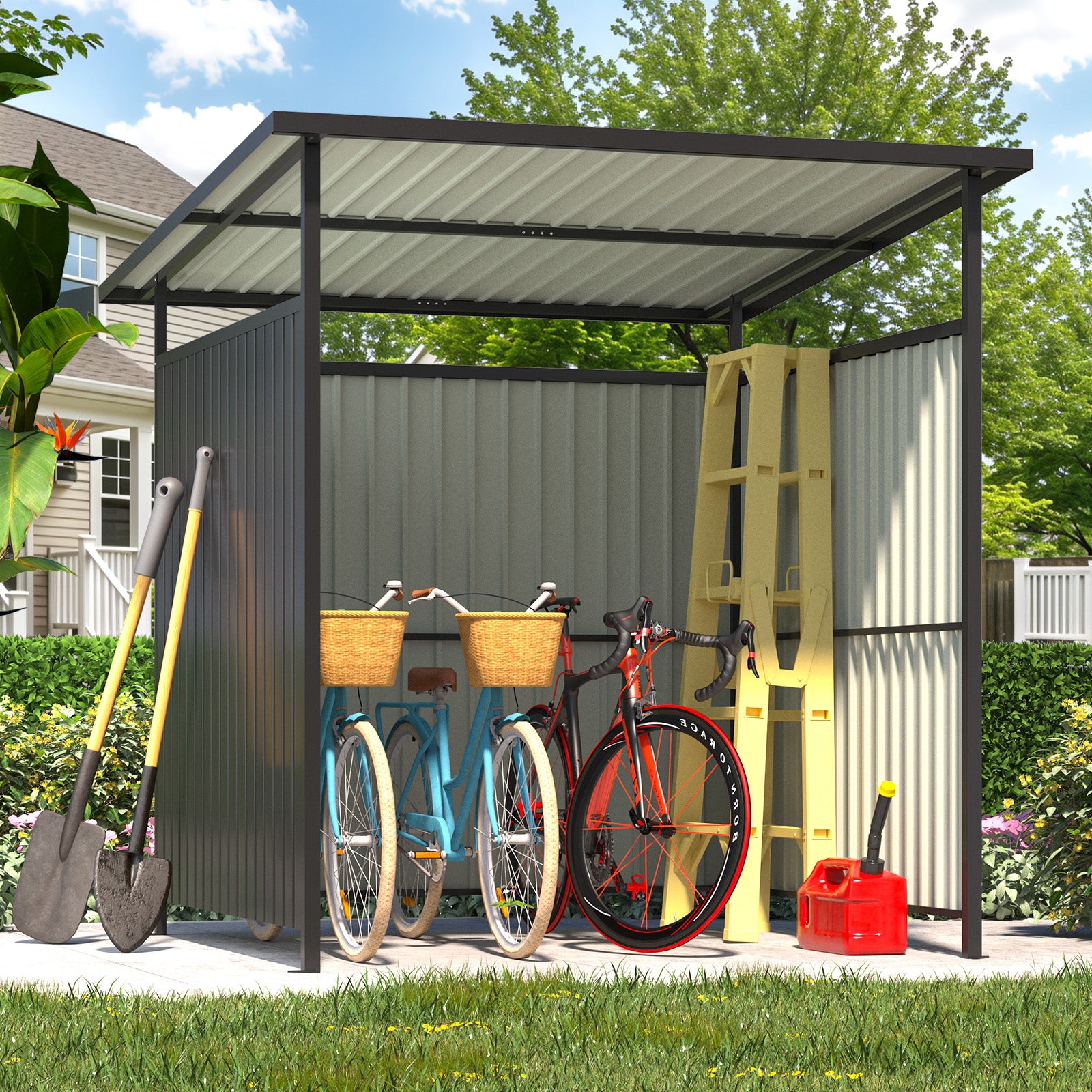 YODOLLA gazebo storage shed.