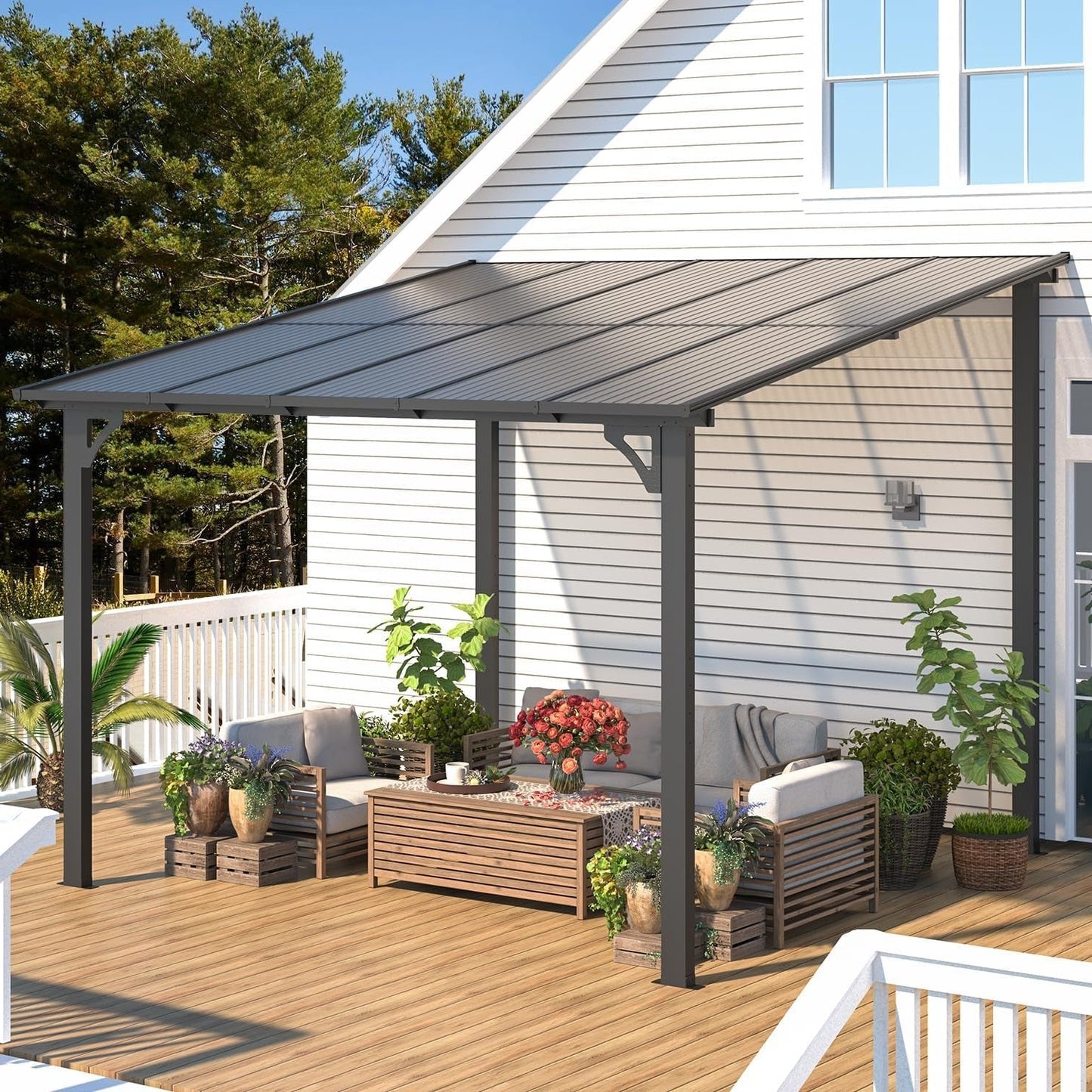 YODOLLA wall mounted gazebo.