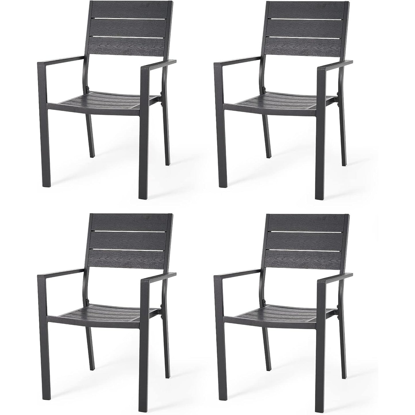 YODOLLA 4 Pieces Outdoor Dining Chairs