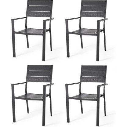 YODOLLA 4 Pieces Outdoor Dining Chairs