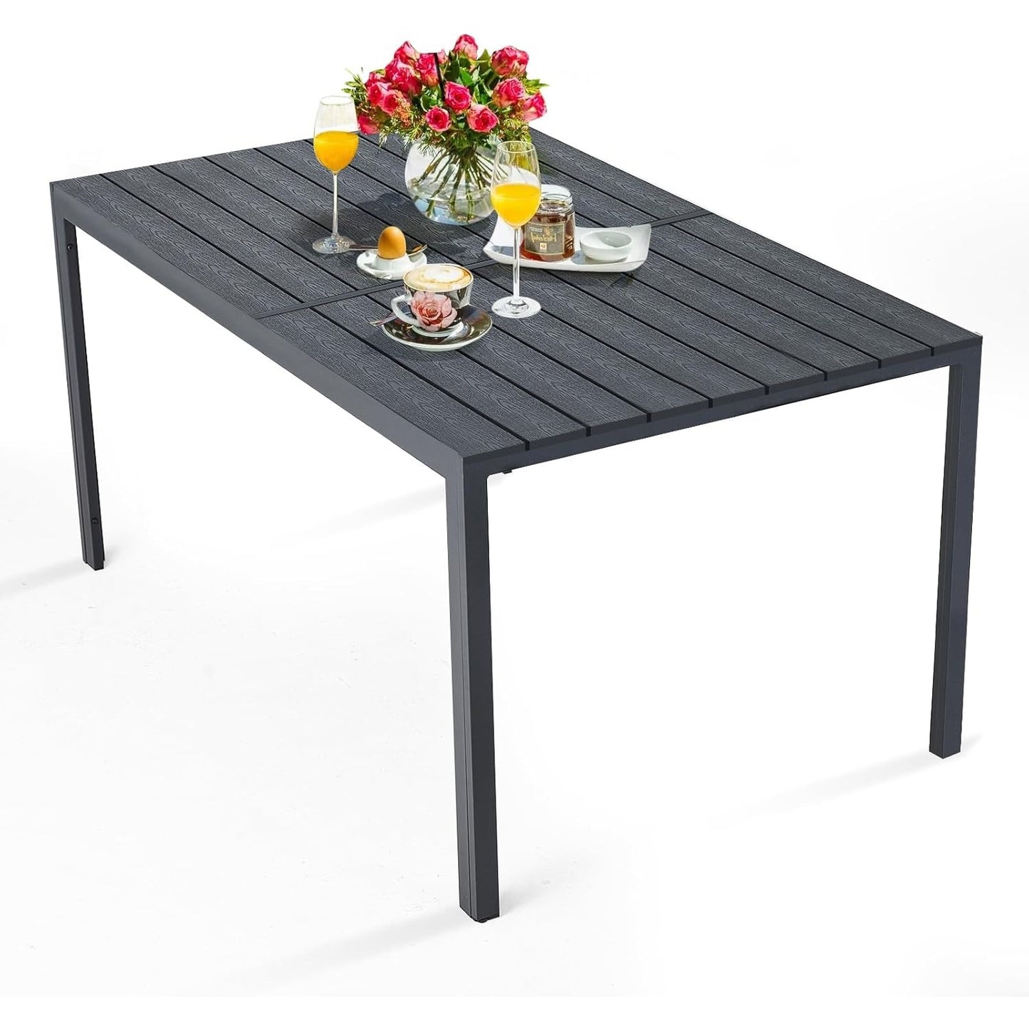 YODOLLA 60" Outdoor Dining Table