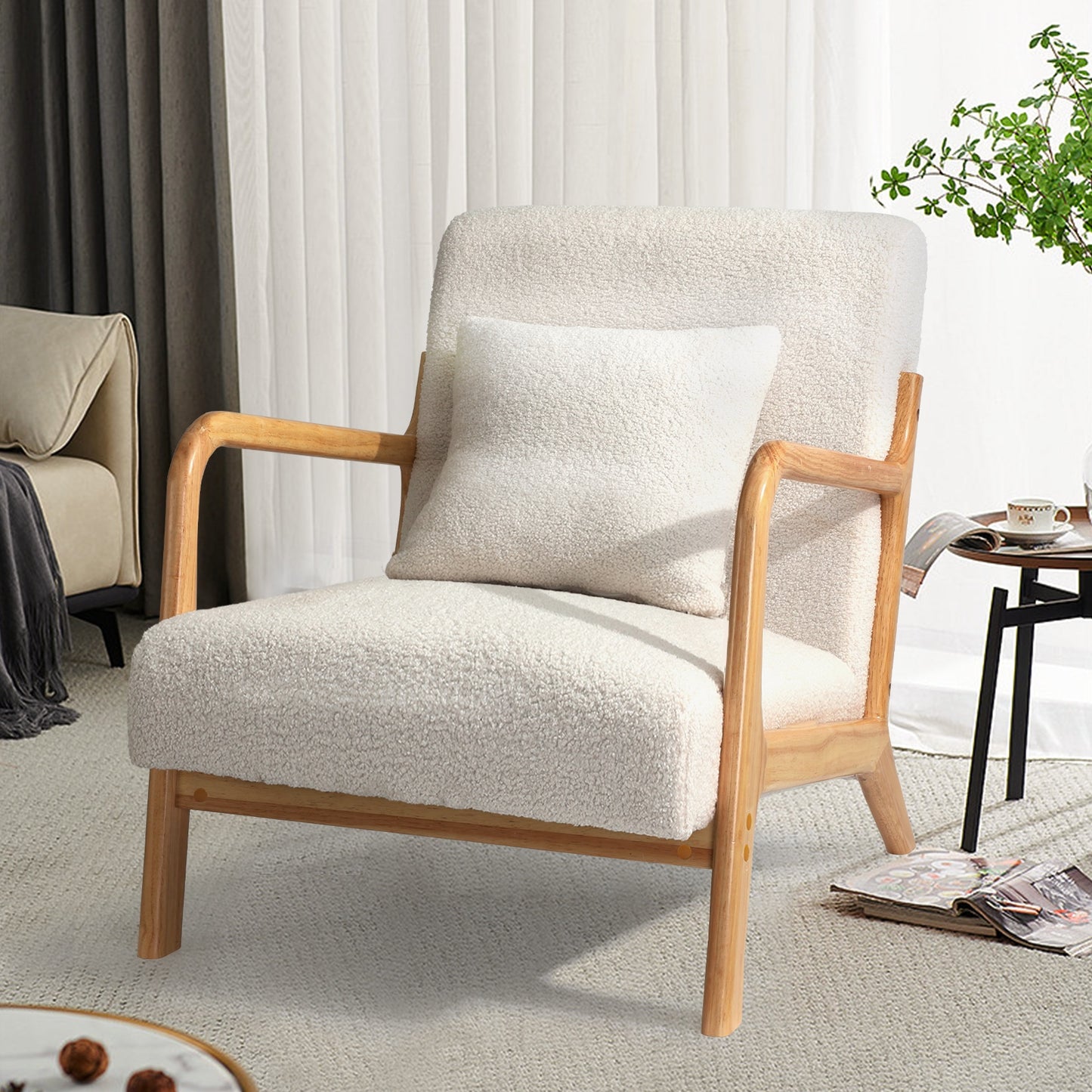 YODOLLA Accent Chair Reading Armchair