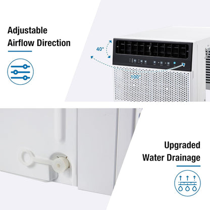 YODOLLA 8100 BTU Window Air Conditioner, White