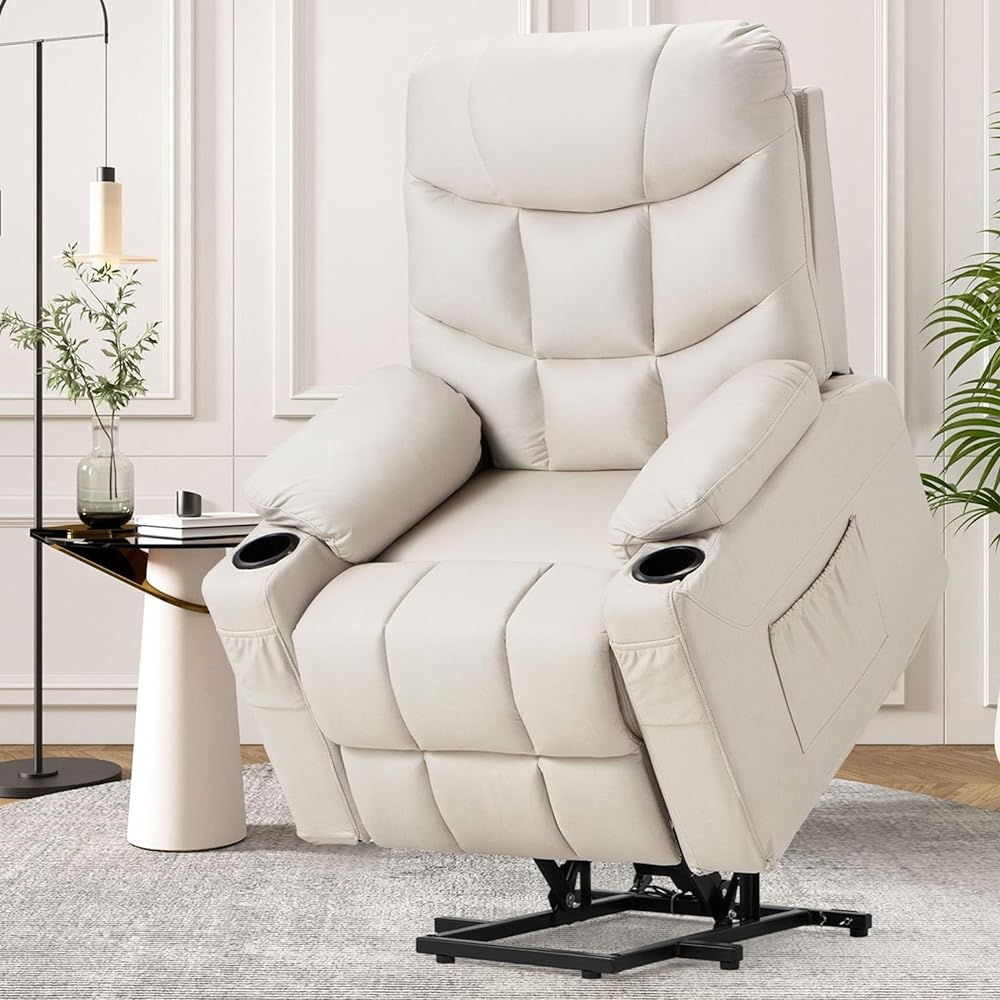 YODOLLA Massage Power Lift Recliner for Elderly
