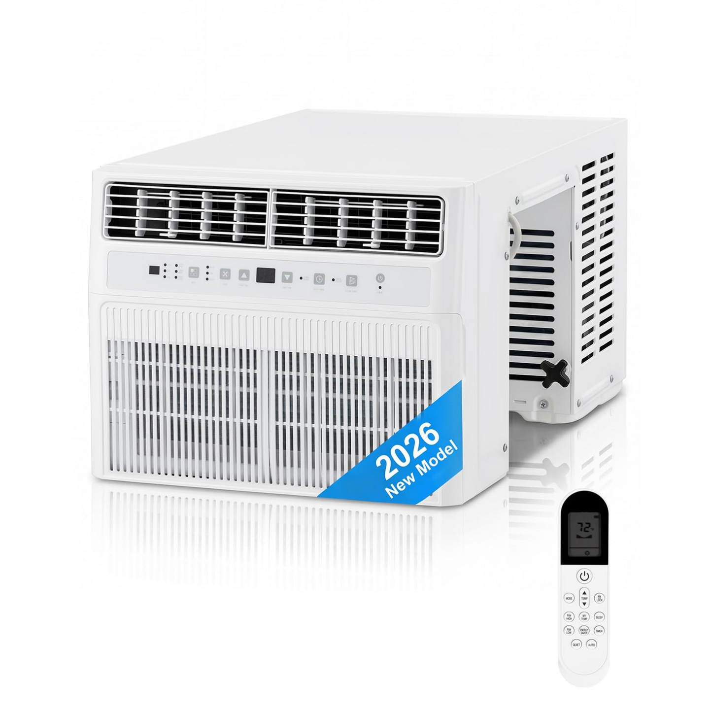 YODOLLA U-Shaped Window Air Conditioner, 12000 BTU AC Unit, Upgraded Front Panel +20% Airflow, Cools up to 350 Sq. Ft.