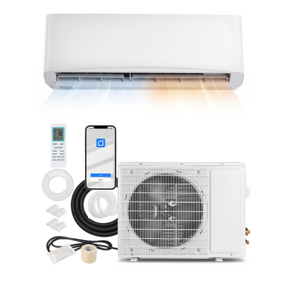 YODOLLA 9000 BTU Mini Split AC/Heating System, Wall Air Conditioner