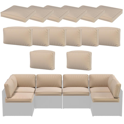 YODOLLA Outdoor Cushions for Patio Furniture 14PCS