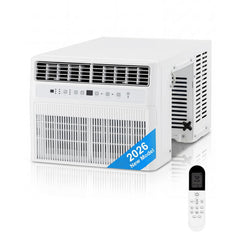 YODOLLA U-Shaped Window Air Conditioner, 10000 BTU AC Unit, Upgraded Front Panel +20% Airflow