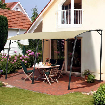 YODOLLA 13x10 Beige Wall Mounted Pergola