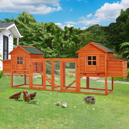 YODOLLA 123” chicken coop with wire.
