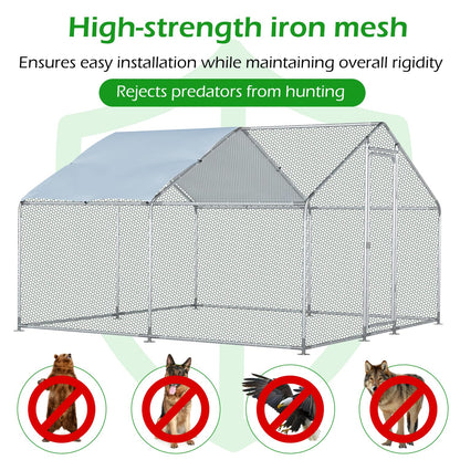 YODOLLA 4m chicken coop with wire mesh