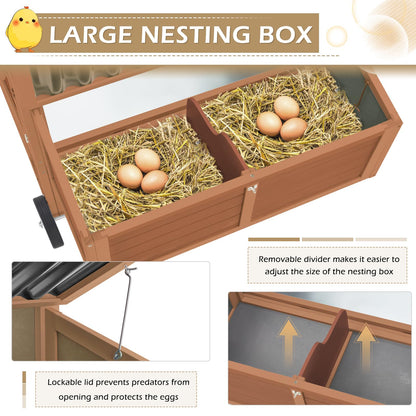 YODOLLA chicken coop nesting boxes