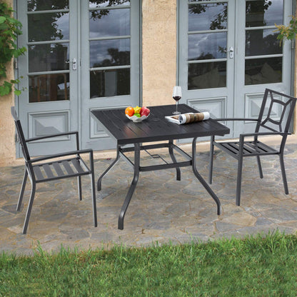 YODOLLA 2 Pieces Outdoor Dining Chairs