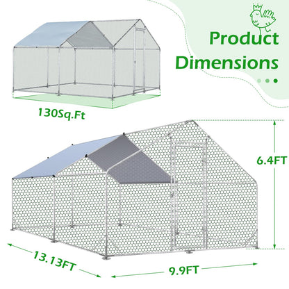 YODOLLA spacious chicken coop for 12