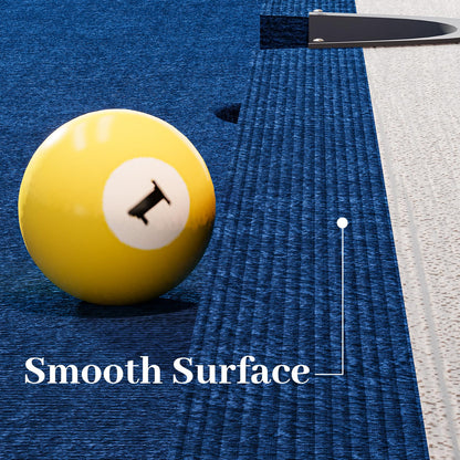 YODOLLA 7FT Pool Table with Wood Finish Billiard Tables with Cue Sticks Balls