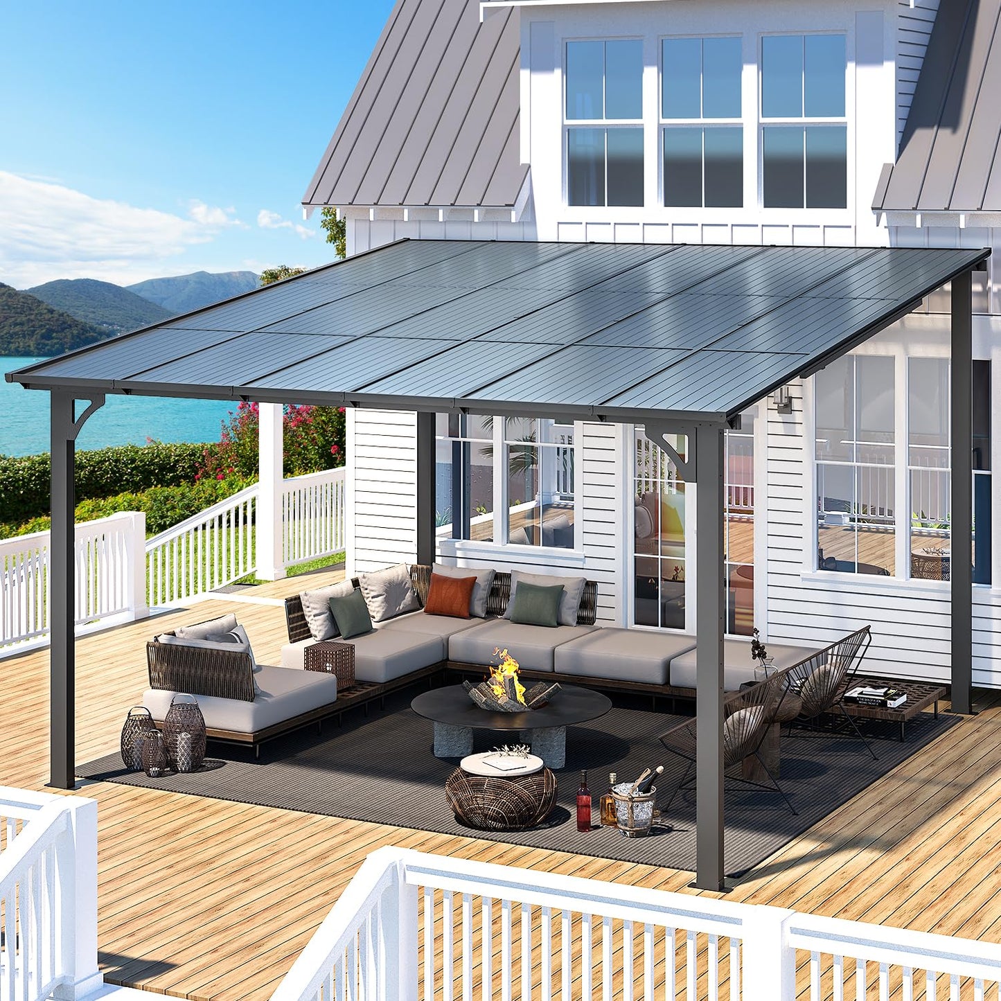 YODOLLA lean to gazebo.