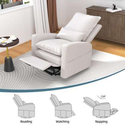 YODOLLA Power Recliner Chair Modern Electric Reclining Sofa Chair