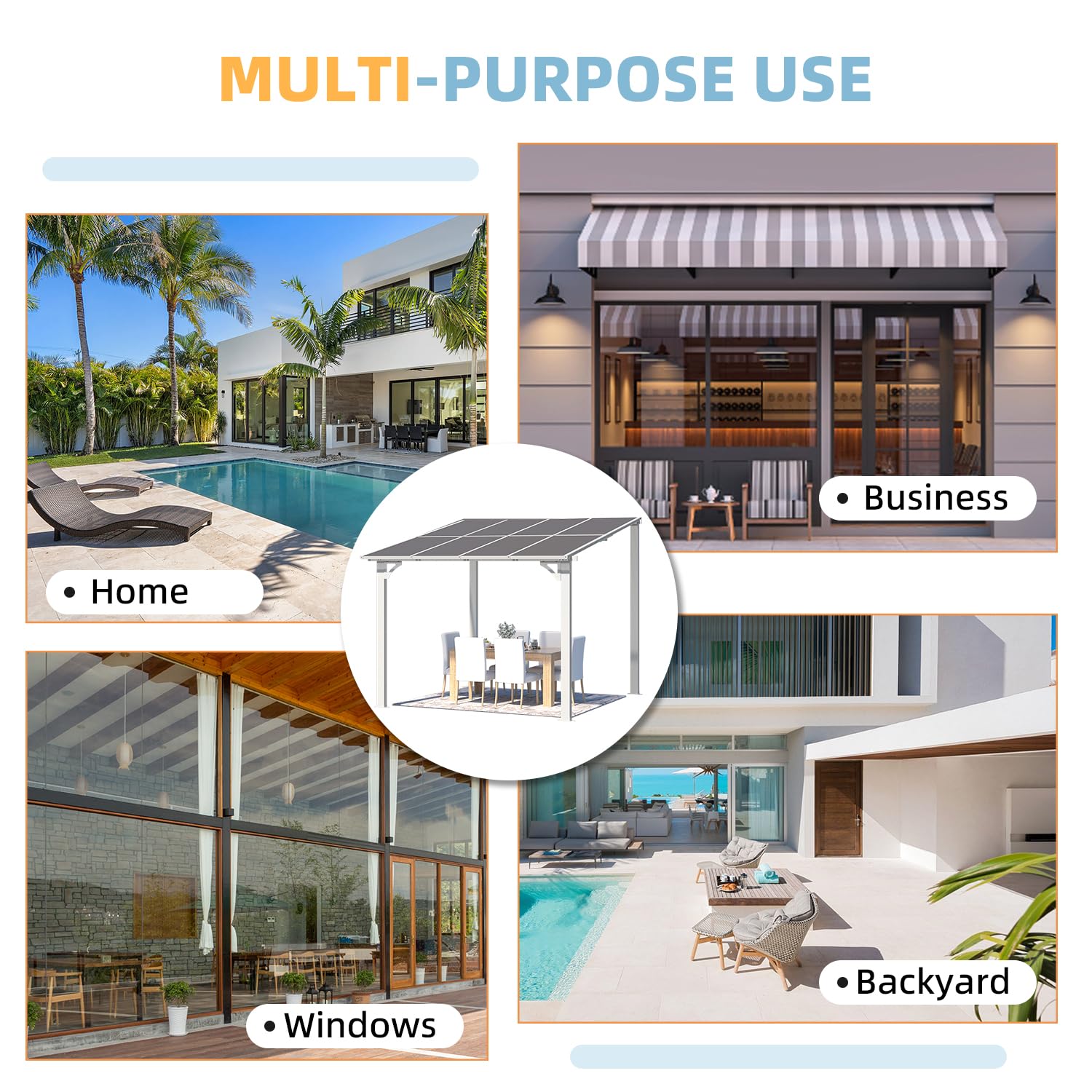 YODOLLA 8' x 8' gazebo.