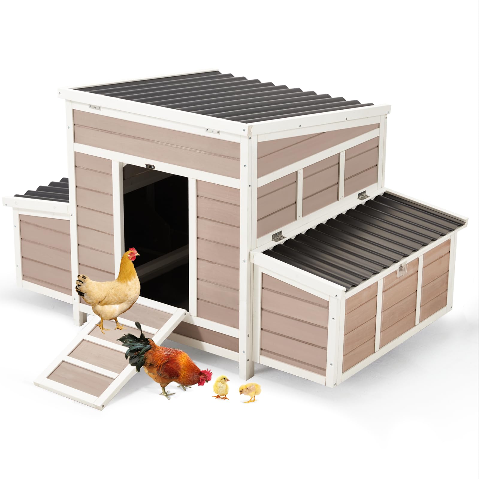 YODOLLA 56" chicken coop with ventilation.