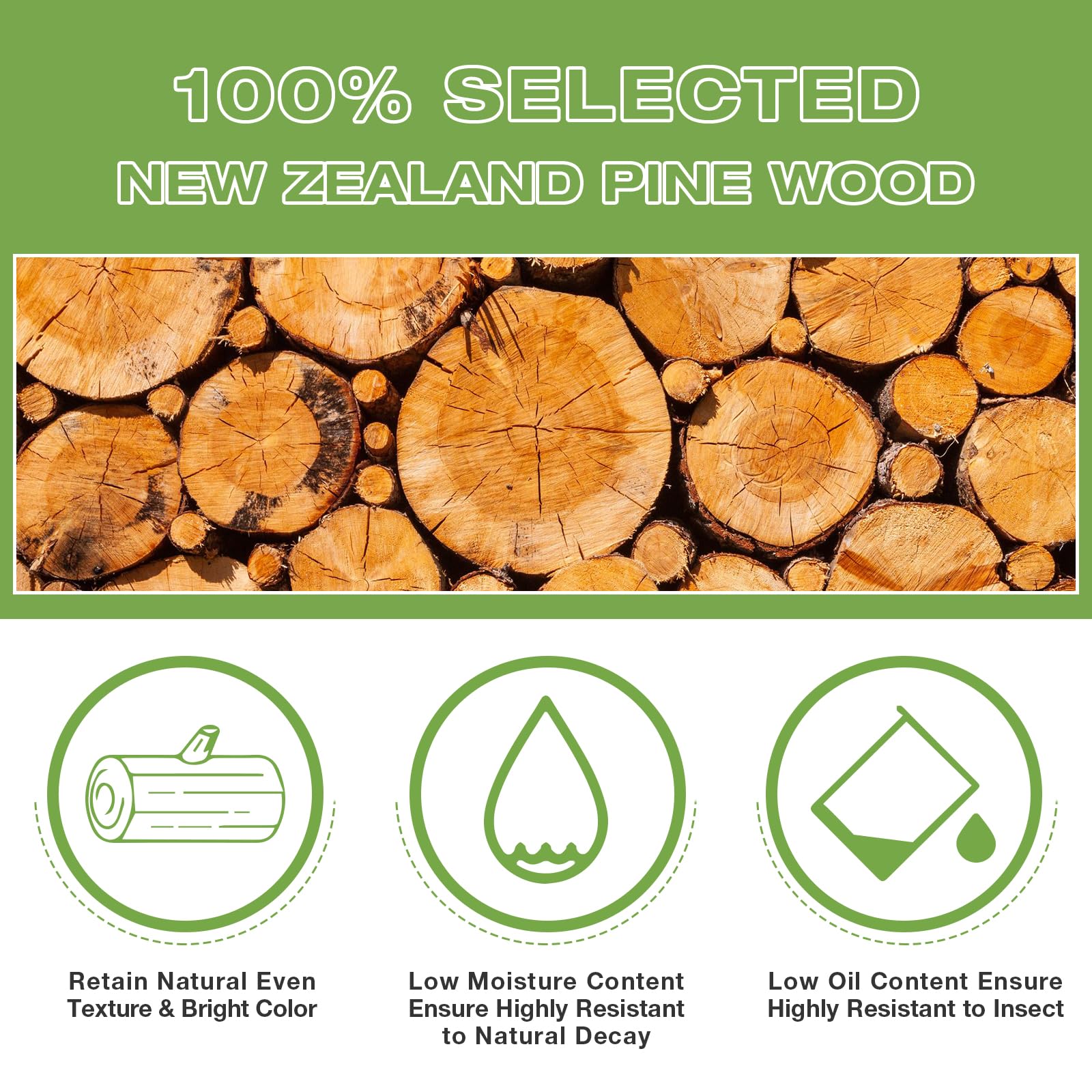 YODOLLA Brown Wooden Gazebo for Patio