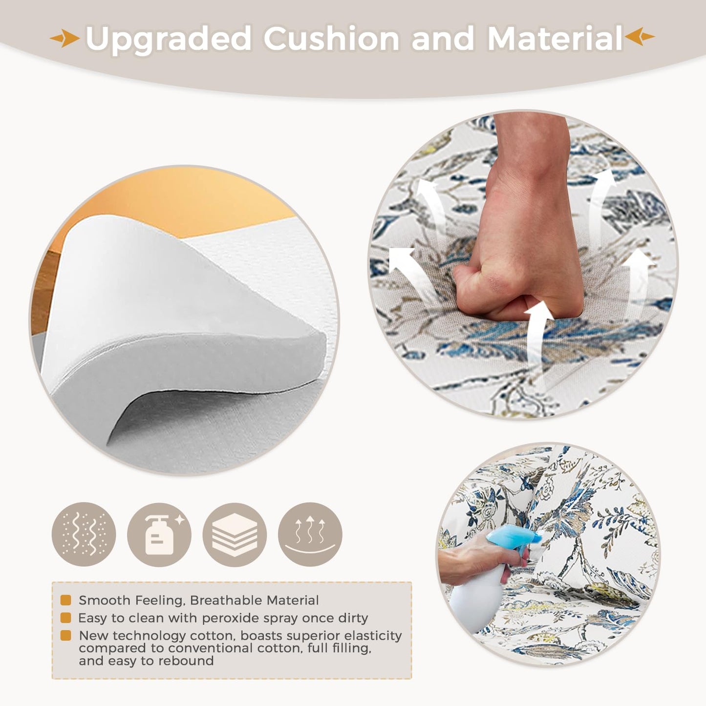 YODOLLA 36" Convertible Chair Bed, Floral