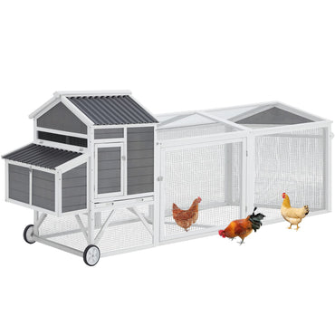 YODOLLA wooden chicken coop with nesting boxes
