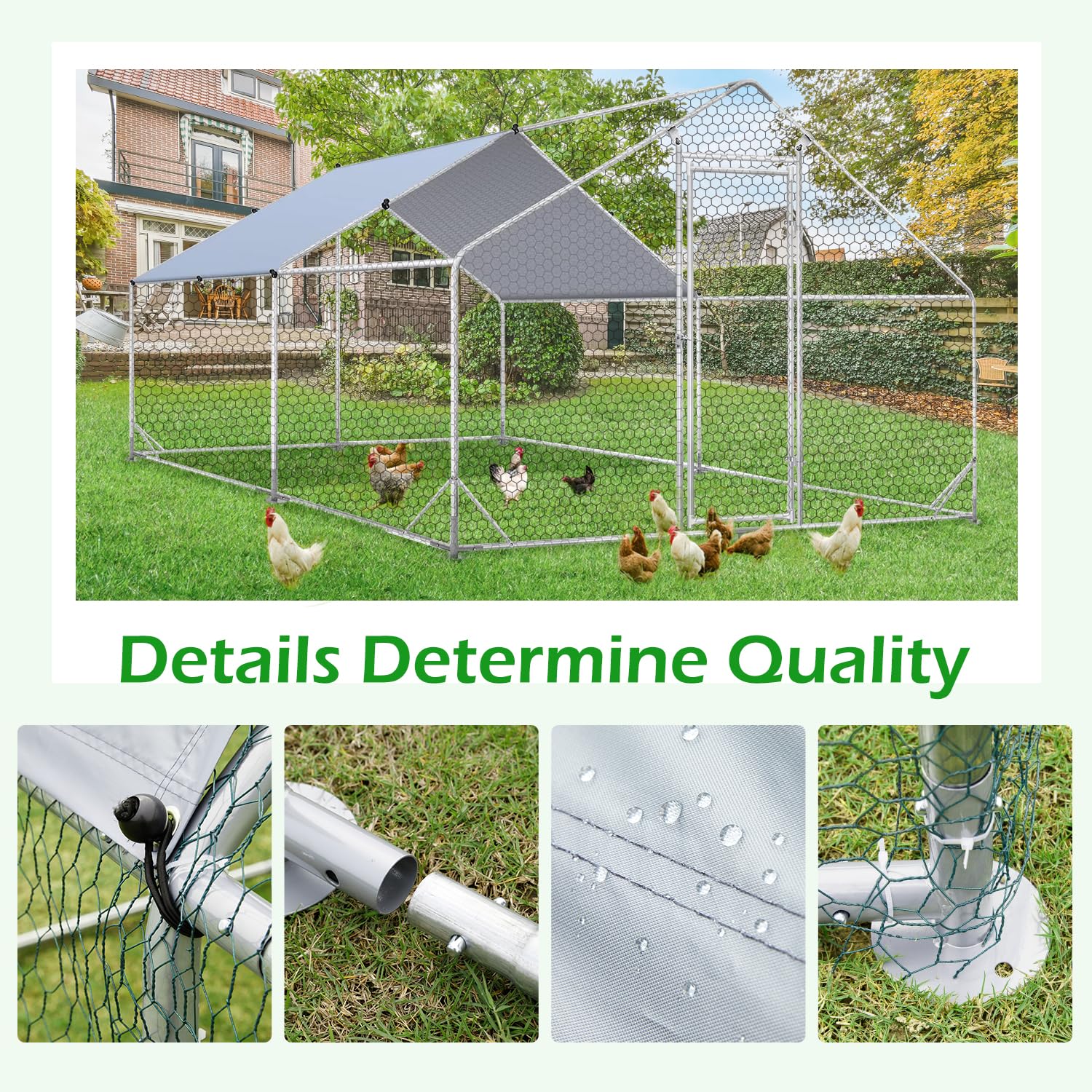 YODOLLA metal poultry cage