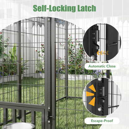 YODOLLA 6x6 Heavy Duty Outdoor Dog Kennel