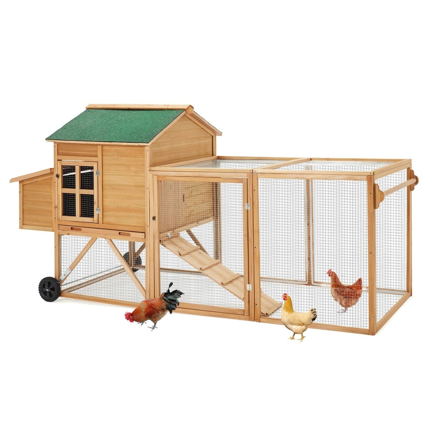 YODOLLA portable wooden chicken coop