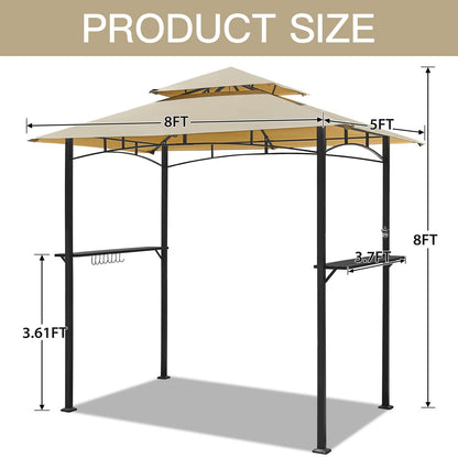 YODOLLA 8 x 5 grill gazebo.