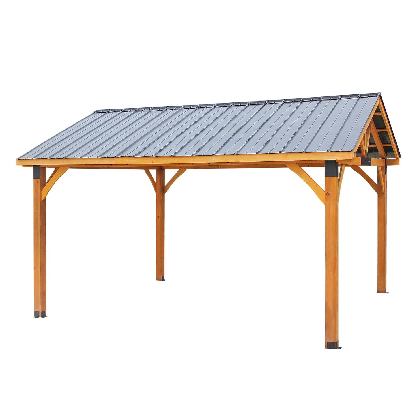 YODOLLA 12x14 Hip Roof Polycarbonate Pergola