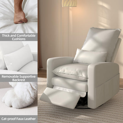 YODOLLA Power Recliner Chair Modern Electric Reclining Sofa Chair