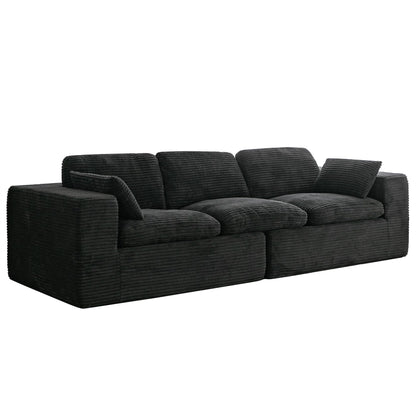 YODOLLA 110" Oversized Sofa Cloud Boneless Couch